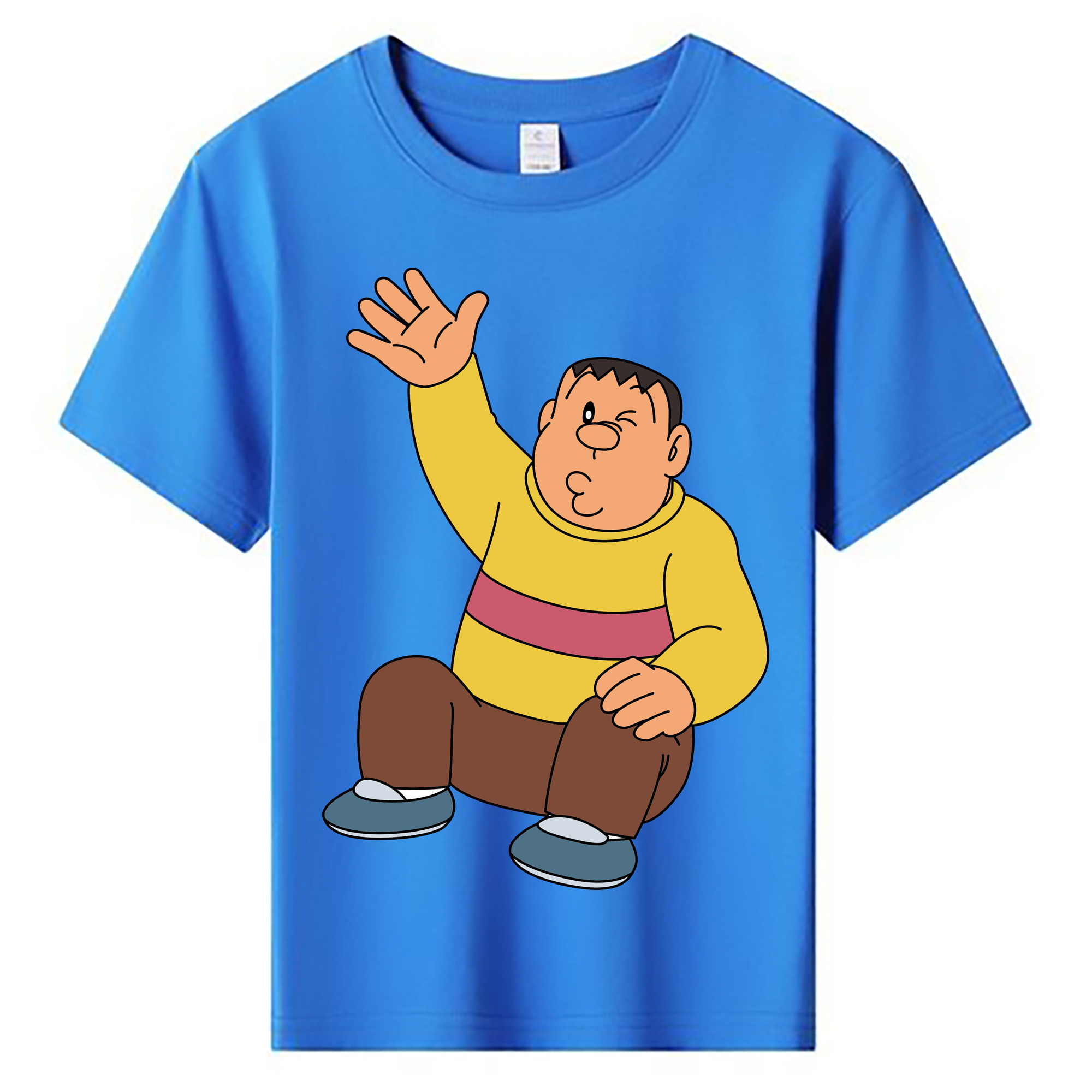 （画像用） ドラえもん 剛田武 Doraemon Gouta Takeshi 綿100％キッズTシャツ（フロントプリント）